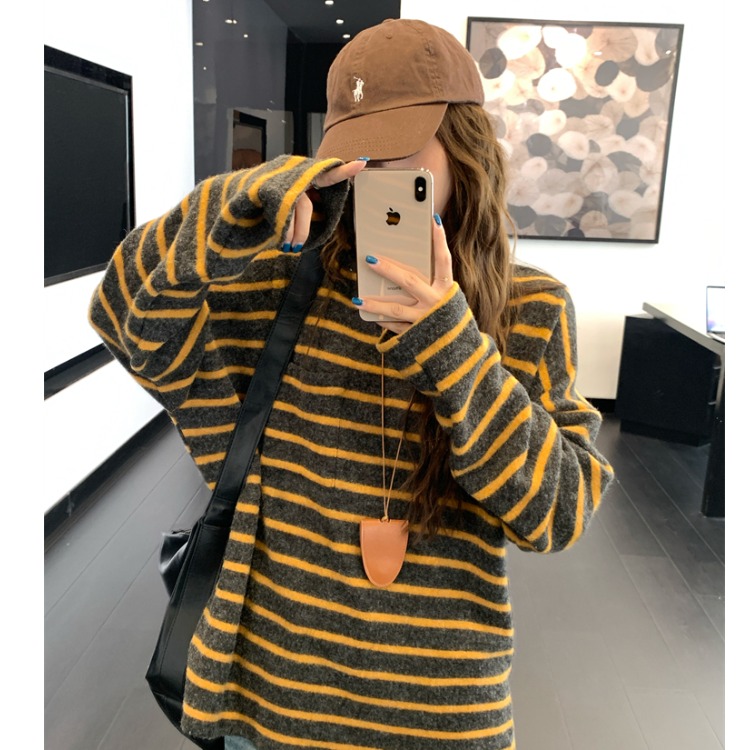 T恤女秋季新款宽松百搭长袖上衣