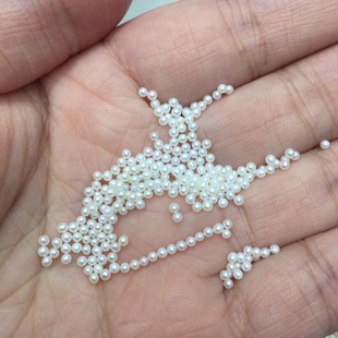 0-1-2mm 首饰配珠 迷你天然小珍珠 裸珠散珠颗粒珠宝镶嵌修补内嵌