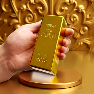仿真金条摆件实心假金砖金块金店银行样品道具影视拍摄门档装饰品
