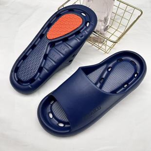 快鹿拖鞋浴室男士家居室内洗澡防滑垫片漏水专用居家用凉拖鞋女款