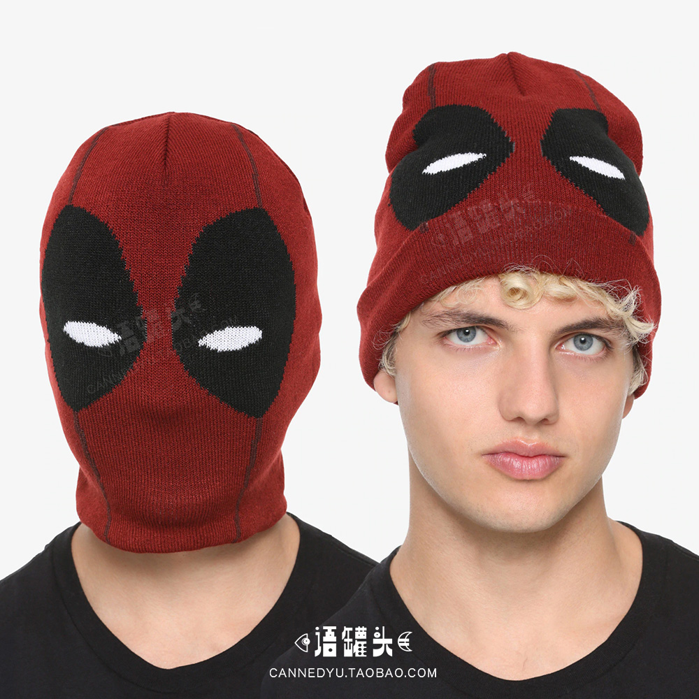 Beanie线帽冷帽漫威MARVEL小贱贱Deadpool死侍头套情侣礼物扮演 服饰配件/皮带/帽子/围巾 帽子 原图主图