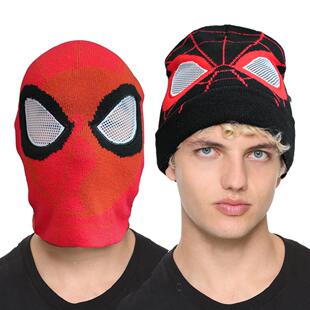 蜘蛛侠小贱贱Deadpool死侍头套情侣cos电影周边道具成人线帽冷帽
