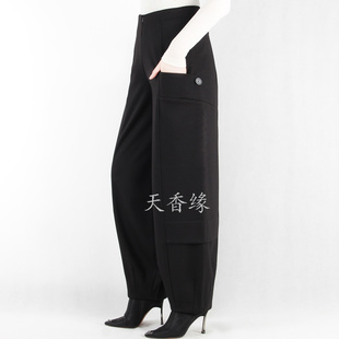 百搭哈伦裤 天香缘灯笼裤 女2026春秋季 高腰时尚 29602 洋气广场舞裤