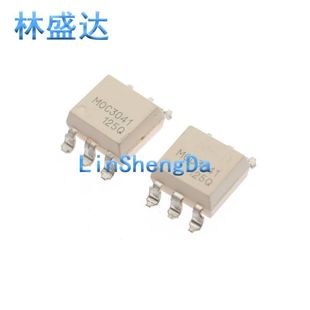 MOC3041SR2M 光电耦合器MOC3O41 MOC3041 3041 SOP 贴片6脚