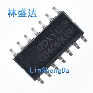 HCF4069 貼片 HEF4069 反相器 SOP 六非門 CD4069 CD4069UBM