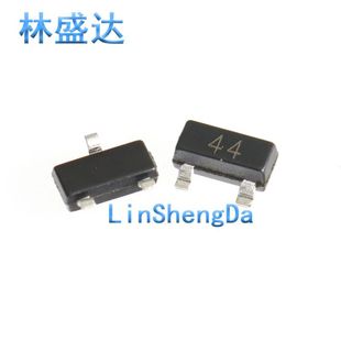 K44 SOT23 40V200mA BAS40 丝印44 肖特基二极管BAS40