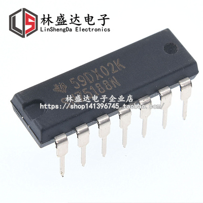SN75188N 直插14脚 SN75188 接口-收发器/接收器/驱动器