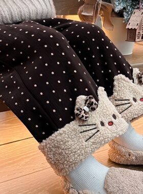 【原版实体店品质】女童加绒裤子秋冬季亲子装洋气儿童冬装直筒