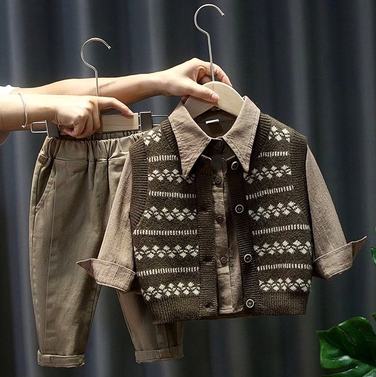 装2023新款男童洋气马甲针织亲子宝春装套件套小儿童春秋开衫毛衣,运动/瑜伽/健身/球迷用品,亲子家庭装,淘宝优惠券,粉丝福利购,淘宝优惠卷