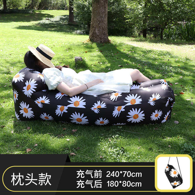 加厚户外便携式懒人午休充气沙发