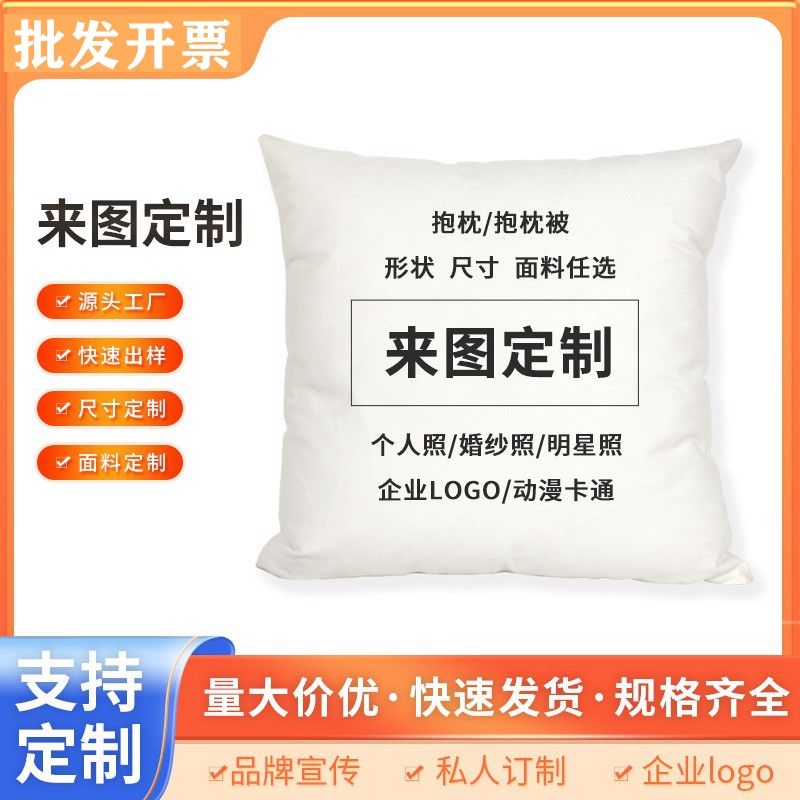 沙发靠垫抱枕动漫枕套枕芯