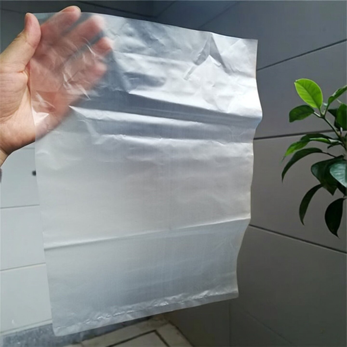 PO平口袋防潮低压加厚塑料薄膜包装袋子磨砂半透明白色防尘袋批发