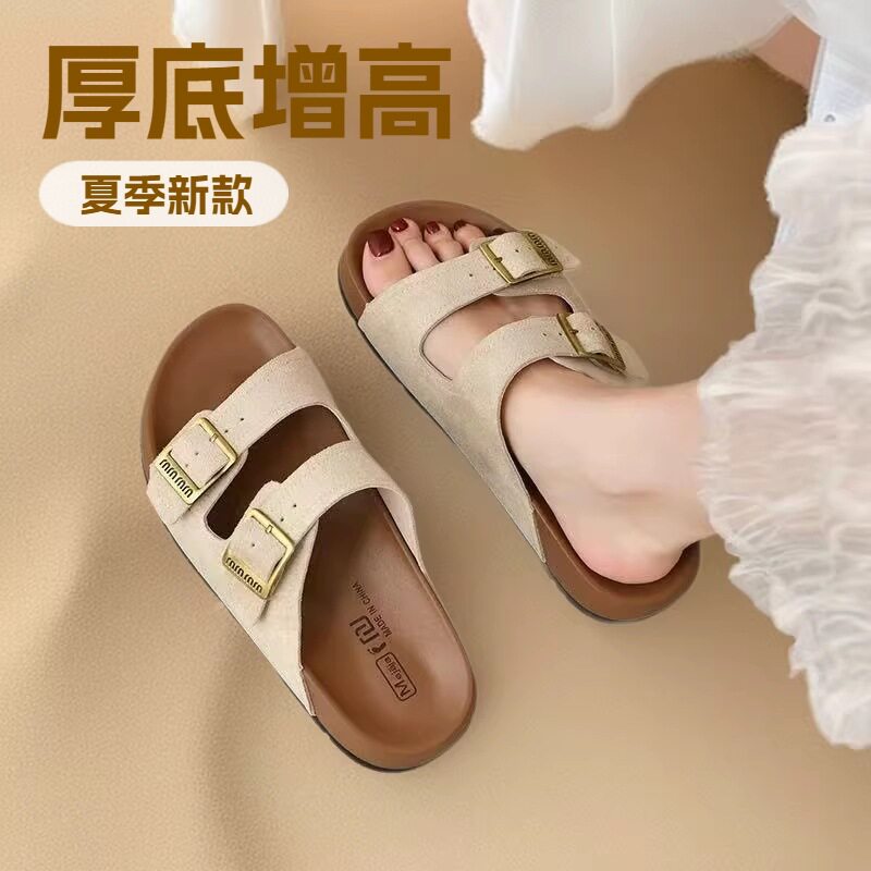 时尚厚底休闲凉拖鞋女鞋子外穿20