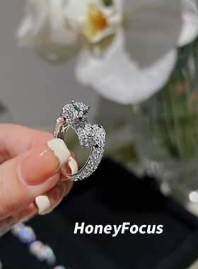 HONEY FOCUS小猎豹戒指送女友告白礼物
