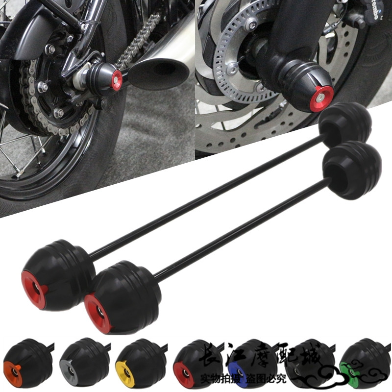 适用铃木gsx1300r改装前后轮防摔