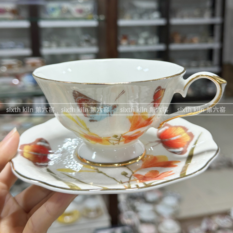 第六窑咖啡杯厂家直销正品骨瓷