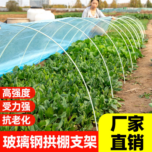 玻璃纤维拱棚支架种菜棚架