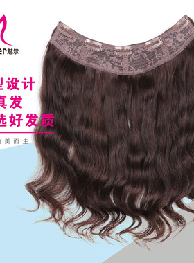 无痕大波浪加厚卷发片