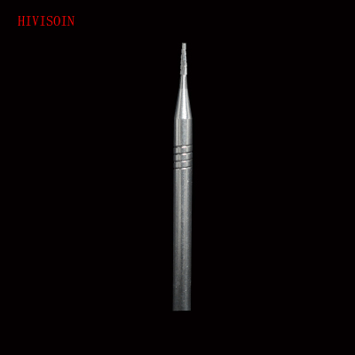 美国进口高速钨钢车针HP低速钨钢车针截锥裂沟型  牙花针钢针6支