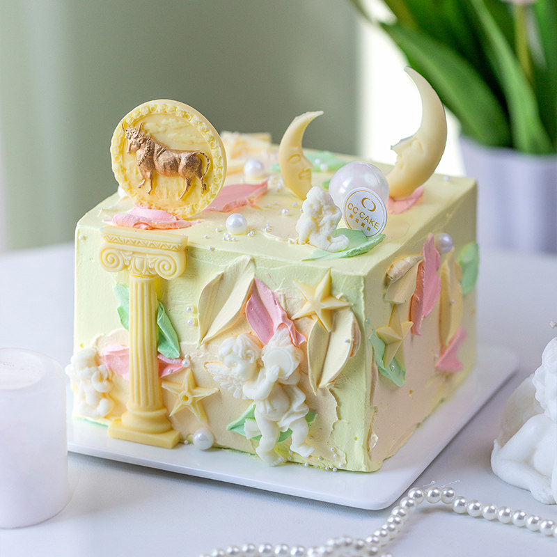 【十二星座】CC CAKE金牛座双子座动物奶油生日蛋糕北京同城