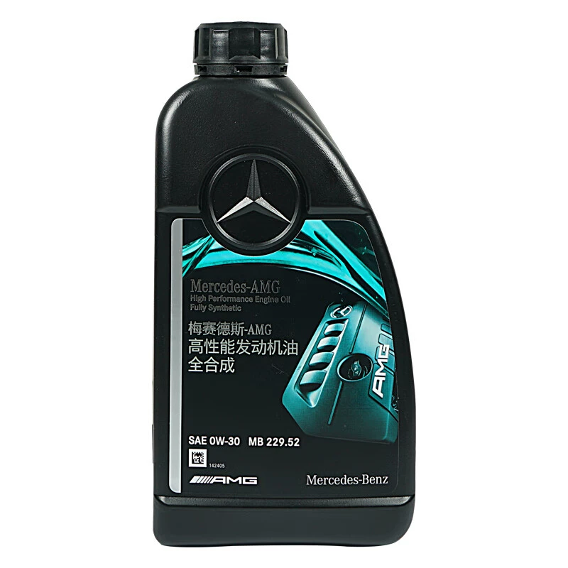 奔驰（benz）发动机原厂机油 全合成 MB229.52AMG高性能 0W-30 1L