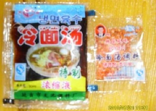 酸甜口冷面汤料一人份 鸡西朝鲜冷面辣菜 浓缩汁30毫升 调料粉4克