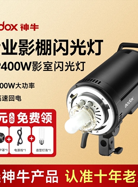 神牛闪光灯摄影灯DP400IIIDP400IIIV人像直播打光灯摄影补光灯室内服装拍照摄影棚拍摄灯光