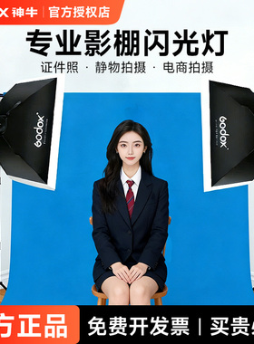 Godox神牛SK400II 二代摄影灯400w摄影棚闪光灯SK400IIV专业人像补光灯内置X系统静物灯服装模特拍照打光灯