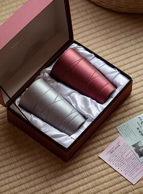 hatsuichi日本进口高档陶瓷手握茶杯家用耐热防烫水杯咖啡杯礼品