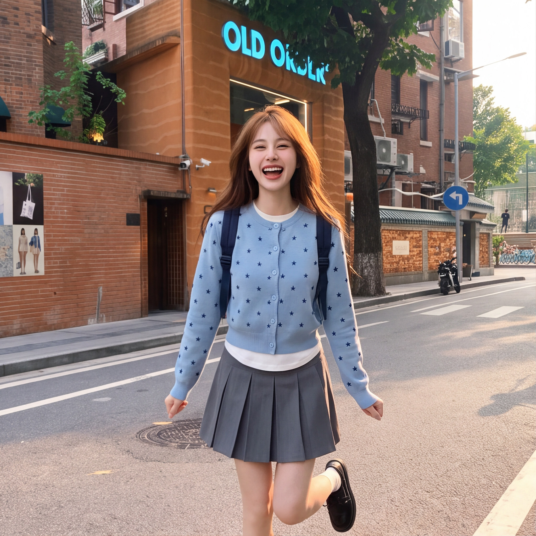 宝藏cang星星学院风毛衣女2026秋季新款慵懒风外开衫外套针织上衣