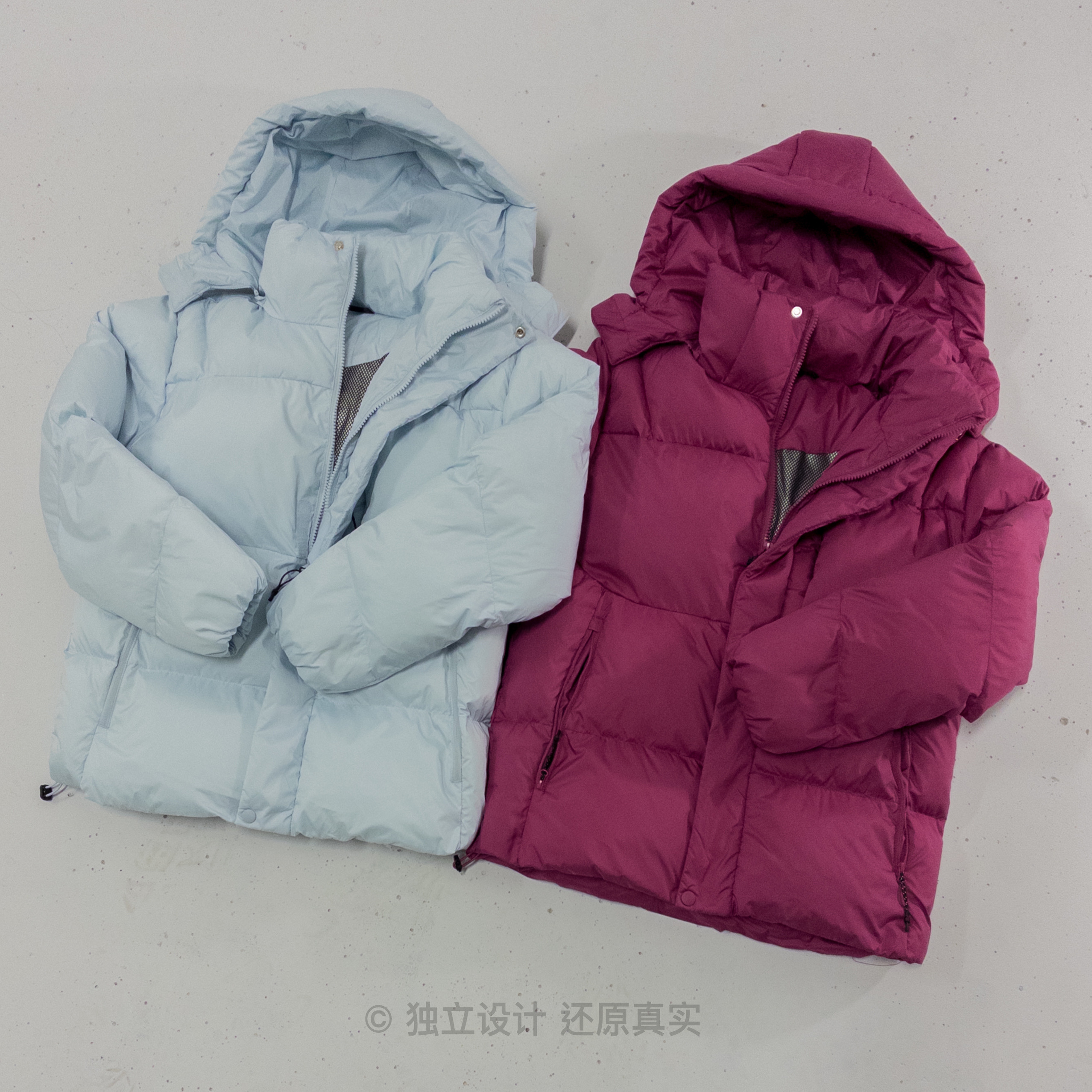 冬季保暖秘诀高级感连帽加厚棉服