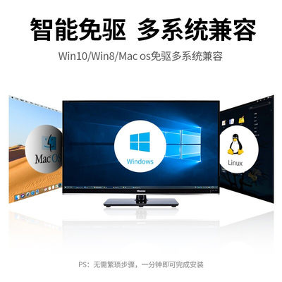 绿联USB扩展器电脑hub分线器多接口usb3.0插头笔记本外接网线转接