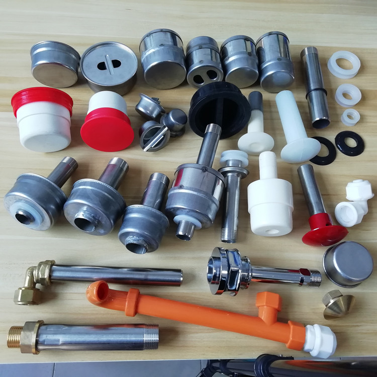 上海力邦日申太阳能热水器进出水排污口电加热器玻璃管口堵头塞子