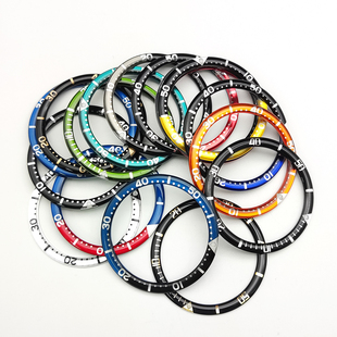 SKX011 SUB潜水员手表配件树脂圈口 表壳外圈SKX007 38MM手表表圈