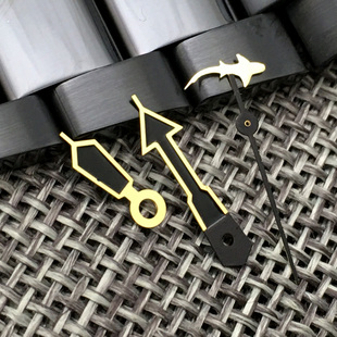 代用精工手表配件指针改装夜光适用SKX007款NH35A/36机芯小鱼金针