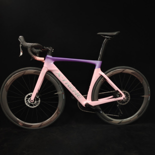 美涵达lucky碳纤维公路车公路自行车24速全碳自行车电子变速油碟