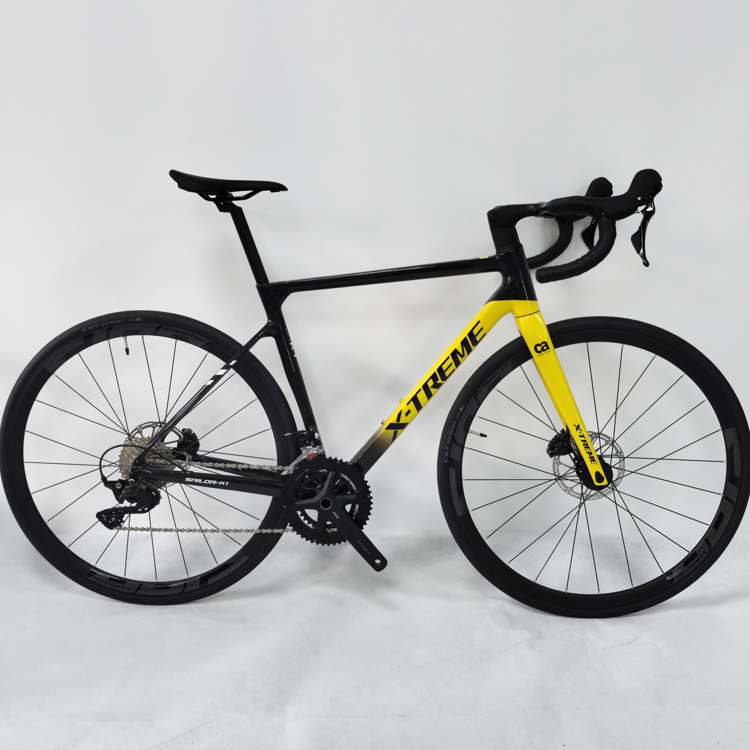 美涵达公路车Xtreme 新款水手24速碳叉油碟一体把公路自行车