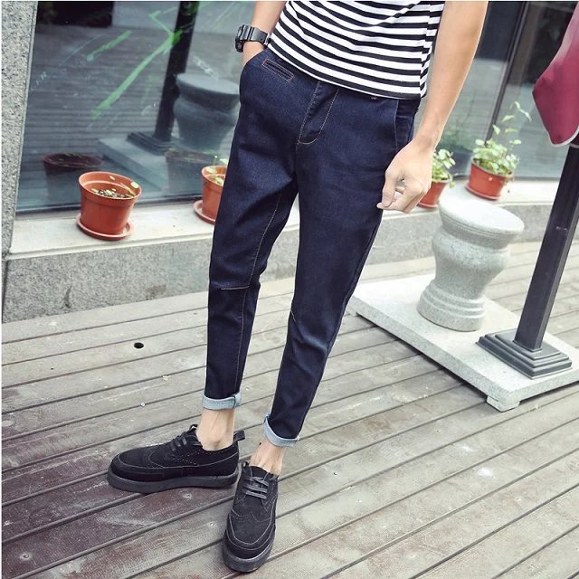 Jeans pour adolescent pieds Slim pour Quatre saisons - Ref 1465111 Image 1