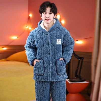 青少年初中学生男孩儿童家居服