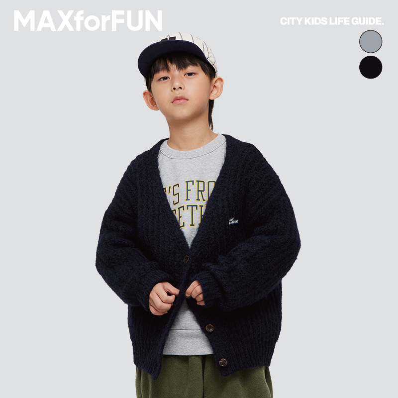 MAXforFUN针织开衫毛绒绒