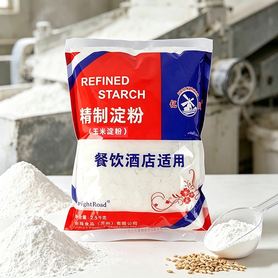 食用亿风牌玉米淀粉2斤/5斤 粟粉鹰粟粉生粉烹饪勾芡烘培西点饼干