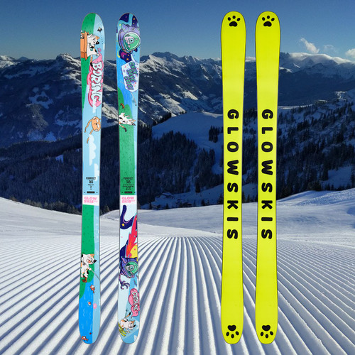 LOOK固定器套装日本GLOWSKIS25/26艺术家双板山本雄作现货