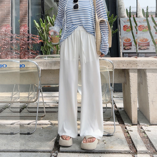 【2026夏上新】胖mm显瘦宽松阔腿休闲拖地裤200斤大码女装_0325