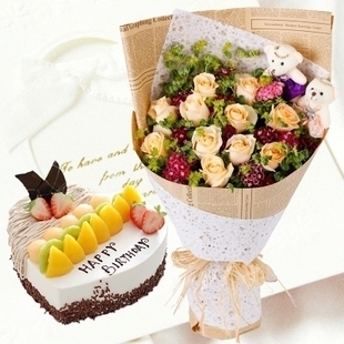 将乐县古镛镇光明高塘黄潭白莲万安水南红玫瑰蛋糕鲜花店同城速递