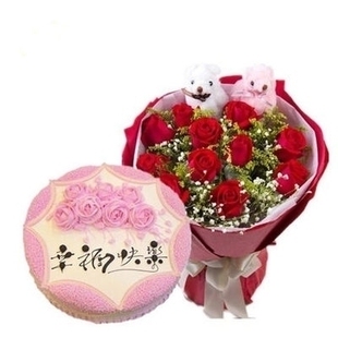益阳资阳区桥北沅江市中联重科汽车站红玫瑰蛋糕鲜花店同城速递