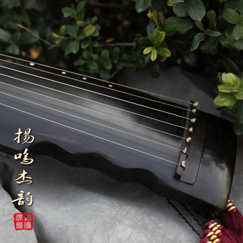 【扬鸣】老杉木连珠式古琴初学演奏琴 纯生漆纯手工送古琴桌 送15