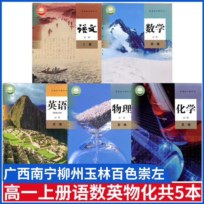 广西南宁等高一上册语数英物化