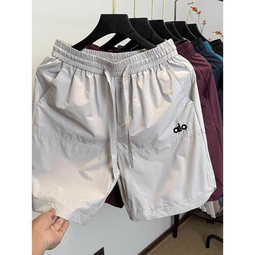 网眼速干5分短裤男款夏季冰丝