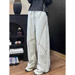 三防机能休闲裤 子男山系运动软壳冲锋裤 户外哈苏线撞色速干裤 美式