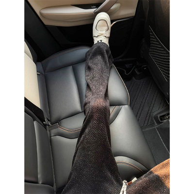 满天星针织卫裤男款秋冬加绒裤